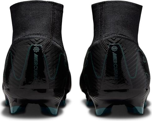 حذاء كرة القدم Mercurial Superfly 10 Pro FG عالي الجودة من نايكي (HF9433-002، أسود/أدغال عميقة/أسود) مقاس 10 in Saudi Arabia