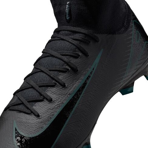 حذاء كرة القدم Mercurial Superfly 10 Pro FG عالي الجودة من نايكي (HF9433-002، أسود/أدغال عميقة/أسود) مقاس 10 in Saudi Arabia