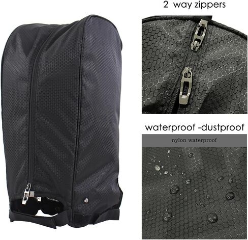 غطاء حقيبة الجولف BOYEA & SKULLEAP/غطاء المطر مقاوم للماء/الغبار، نمط سميك، يناسب حقيبة الجولف/حقيبة الوقوف مقاس 8.5-9 بوصة، 4 أدوات تثبيت + أشرطة قابلة للتعديل، سهلة التركيب، قابلة للطي، لجميع هدايا لاعبي الجولف in Kuwait