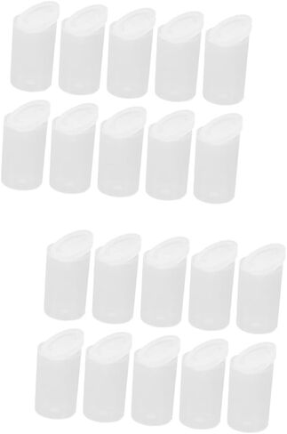 60pcs Film Canisters Transparent Plastic Storage Containers for Camera Film Small Accessories and Trinkets Leakproof and Lightweight for Travel and Outdoor Use in Saudi Arabia