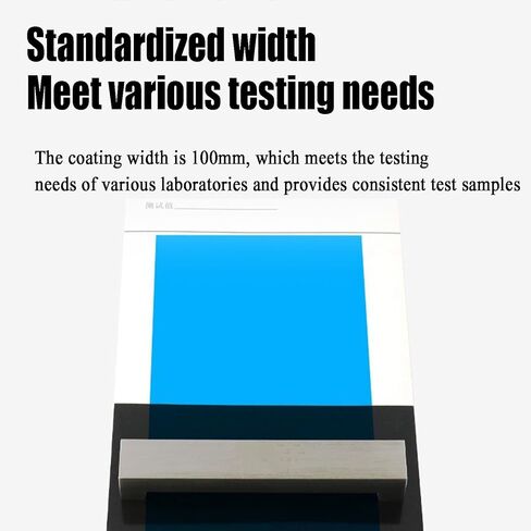 جهاز تحضير أحادي الجانب 400 ميكرومتر، طبقة طلاء مبللة أحادية الجانب من الفولاذ المقاوم للصدأ، الطول الإجمالي 125 مم؛ عرض الطلاء الفعال 100 مم، يستخدم لتحديد قوة الإخفاء in Kuwait