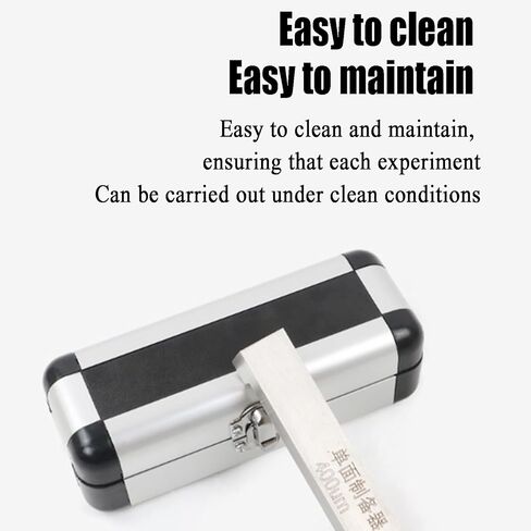 جهاز تحضير أحادي الجانب 400 ميكرومتر، طبقة طلاء مبللة أحادية الجانب من الفولاذ المقاوم للصدأ، الطول الإجمالي 125 مم؛ عرض الطلاء الفعال 100 مم، يستخدم لتحديد قوة الإخفاء in Kuwait