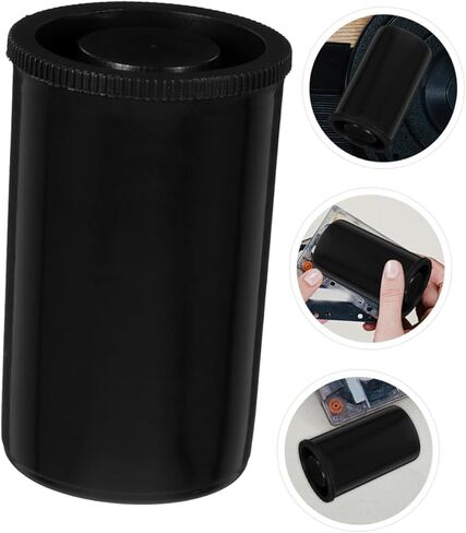 jojofuny 20pcs Black Film Canisters Durable Plastic Storage Containers for Film and Accessories Organized Storage with Lids Portable Photo Box for Photographers in Saudi Arabia