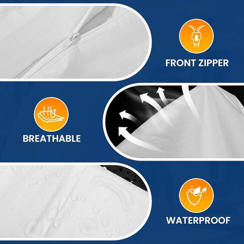 طقم من قطعتين من بدلات المواد الخطرة من كاريجي، أغطية واقية للاستعمال مرة واحدة، بدلة رسامين لكامل الجسم شديدة التحمل للرجال والنساء in Kuwait