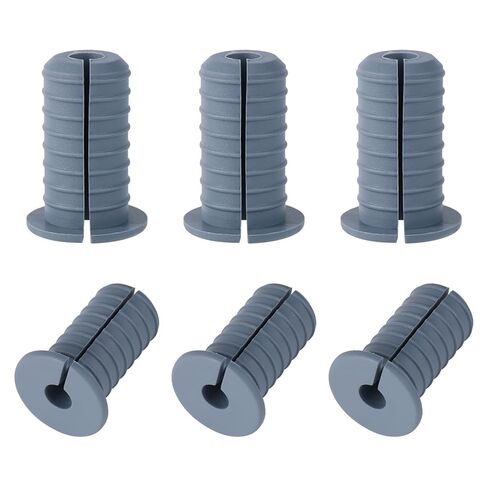 6pcs 3/4 Inch/19mm Cable Grommets for Starlink, Split Wall Feed Through Bushings Anti-Slip Cable Routing Kit for Ethernet/TV Wires Waterproof Cord Protection Accessories (Gray) in Saudi Arabia
