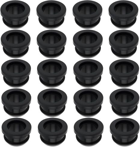 20Pcs 13mm Drill Hole Silicone Rubber Grommets 1/2 Inch Top Hat Grommet for Automotive Firewall Cable Hole Plugs Wires Protection in Saudi Arabia