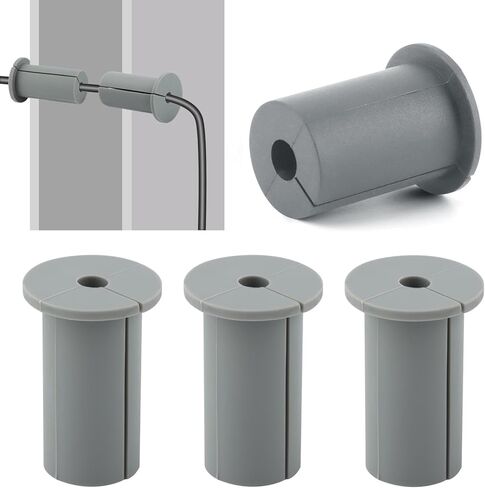 4 Pcs Cable Routing Kit for Starlink, Silicone Cable Grommet Rubber Wall Bushing Cable Protective Sleeve for 1" Wall Hole Wall Grommets for Cables Compatible with Starlink Mount for Protecting Cords in Kuwait