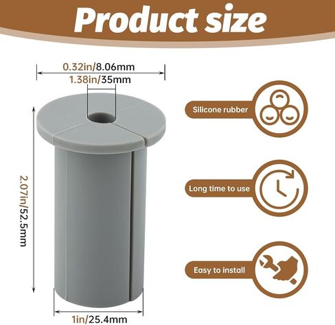 4 Pcs Cable Routing Kit for Starlink, Silicone Cable Grommet Rubber Wall Bushing Cable Protective Sleeve for 1" Wall Hole Wall Grommets for Cables Compatible with Starlink Mount for Protecting Cords in Kuwait