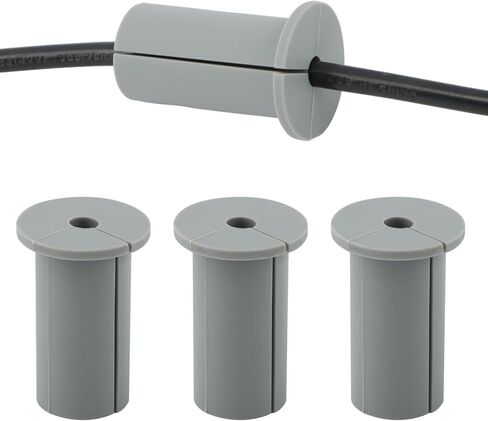 4 Pcs Cable Routing Kit for Starlink, Silicone Cable Grommet Rubber Wall Bushing Cable Protective Sleeve for 1" Wall Hole Wall Grommets for Cables Compatible with Starlink Mount for Protecting Cords in Kuwait