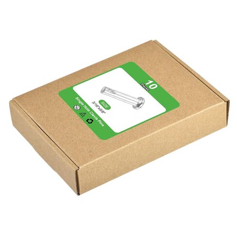 10 قطع من uxcell 3/16" x5/8" دبابيس Clevis ذات فتحة واحدة، دبابيس Clevis ذات رأس مسطح من الفولاذ الكربوني لإصلاح الميكانيكا، وتركيب الأثاث، والمعدات الصناعية، DIY (أزرق أبيض) in Saudi Arabia