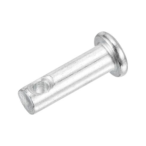 10 قطع من uxcell 3/16" x5/8" دبابيس Clevis ذات فتحة واحدة، دبابيس Clevis ذات رأس مسطح من الفولاذ الكربوني لإصلاح الميكانيكا، وتركيب الأثاث، والمعدات الصناعية، DIY (أزرق أبيض) in Saudi Arabia