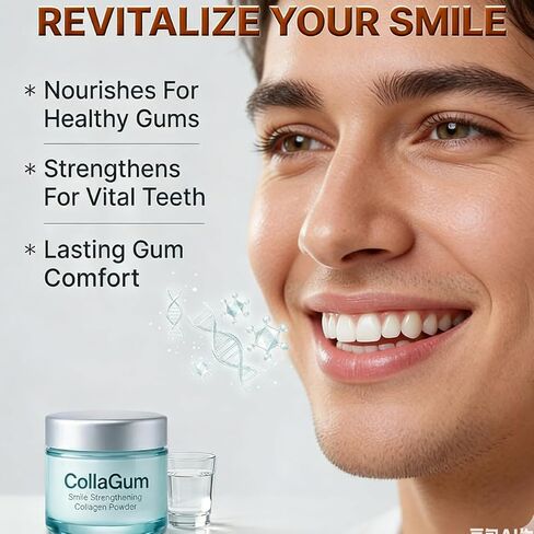 2Pcs Collagen Powder for Gums, Collagen Tooth Powder with Nano-Hydroxyapatite, Hydroxyapatite Teeth Powder for Gum & Enamel Care, Fluoride-Free Gentle Formula（2pcs） in Saudi Arabia