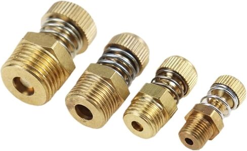 10PCS/LOT Adjustable spring muffler Throttling muffler pipe fitting pneumatic part(1/4 inch) in Saudi Arabia