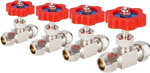 6mm 8mm 10mm 12mm Hole Dia Orange Plastic Handle Metal High Pressure Tube Needle Type Globe Valve(6mm) in Saudi Arabia