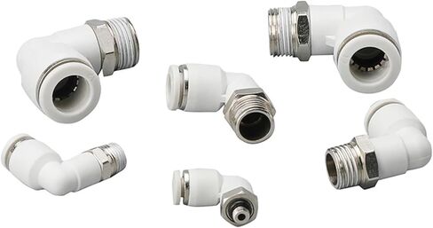 PL pneumatic quick connector 4mm-12mm trachea hose outer diameter 1/8" 1/4" 3/8" 1/2" air elbow plug-in copper connector(PL8-03) in Saudi Arabia