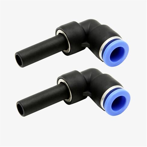 10PCS Pneumatic quick connector PLJ 4/6/8/10/12 Bent-through lever Tubular insertion-type push-through push-in elbow connector(PLJ12-12) in Saudi Arabia