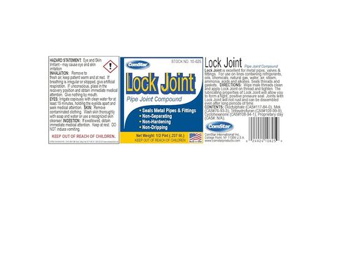 ComStar Lock Joint,1/2 Pint, Blue Pipe Joint Sealant, Leak-Proof NPT Thread Connections, Works on Metal & Plastic Pipes, High Temperature & Pressure Resistant, Lubricates & Seals Gaskets (10-625) in Saudi Arabia