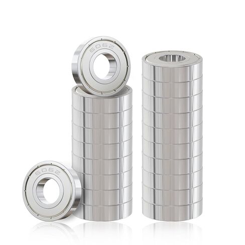 20Pcs 606ZZ Deep Groove Ball Bearings ID 6mm x OD 17mm x Width 6mm 606-2Z Double High Carbon Steel Seal Shielded Deep Groove Ball Bearings Miniature Bearing Industrial Bearing in Kuwait