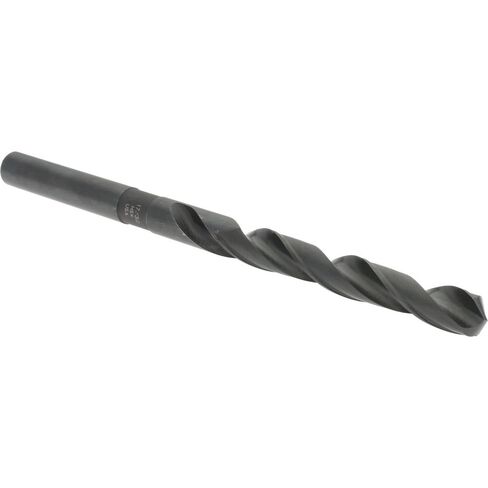 Hertel Taper Length Drill Bit, HSS, 17/32" Diameter, Oxide Finish, Straight Shank, 118 Degree, 4-3/4" Flute Length, 8" OAL, Regular Spiral Flute in Saudi Arabia