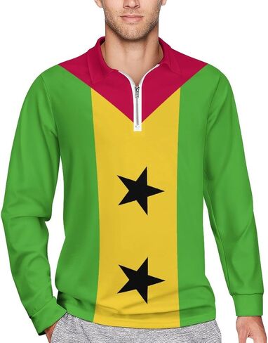 Fattyeery Mens Long Sleeve Sri Lanka Flag Sweatshirt Printed Loose Pullover T-shirt for Men Tops Shirts in Kuwait