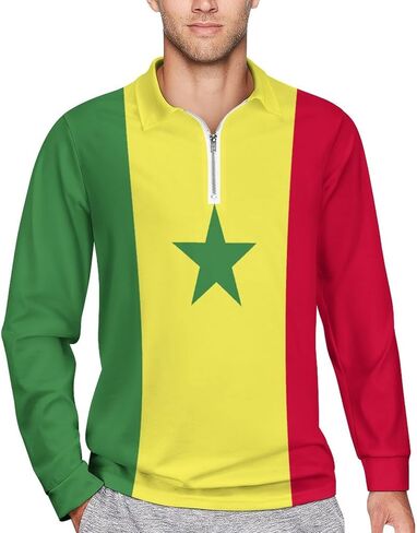 Fattyeery Mens Long Sleeve Sri Lanka Flag Sweatshirt Printed Loose Pullover T-shirt for Men Tops Shirts in Kuwait