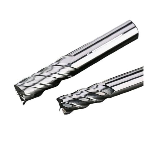 Cermet Flat End Mill Ball Nose Corner Radius Die Steel Cast Iron Cutting(6x6x18x70-4F) in Saudi Arabia