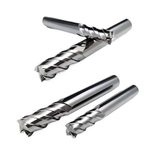 Cermet Flat End Mill Ball Nose Corner Radius Die Steel Cast Iron Cutting(6x6x18x70-4F) in Saudi Arabia