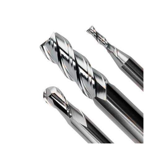 Cermet Flat End Mill Ball Nose Corner Radius Die Steel Cast Iron Cutting(6x6x18x70-4F) in Saudi Arabia