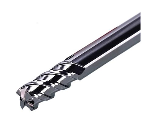 Cermet Flat End Mill Ball Nose Corner Radius Die Steel Cast Iron Cutting(6x6x18x70-4F) in Saudi Arabia