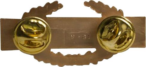 MEDALS OF AMERICA EST. 1976 Army Miniature Master Combat Infantryman 1st Award - Silver and Gold Badge in Saudi Arabia