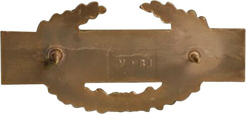 MEDALS OF AMERICA EST. 1976 Army Miniature Master Combat Infantryman 1st Award - Silver and Gold Badge in Saudi Arabia