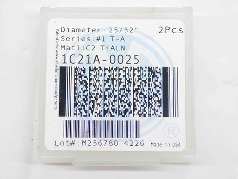 2 قطعة جديد AMEC 1C21A-0025 سلسلة #1 25/32 O.D. إدراجات المثقاب بأسمائها من كربيد TiAlN - DM2965AR5 in Saudi Arabia