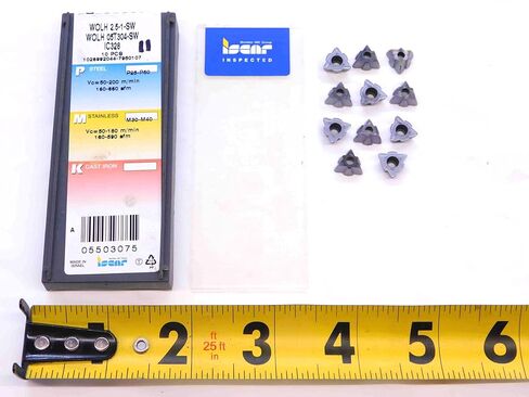 11 قطعة جديد ISCAR WOLH 2.5-1-SW/WOLH 05T304-SW IC328 كربيد الحفر إدراج-NS0379BM5 in Saudi Arabia