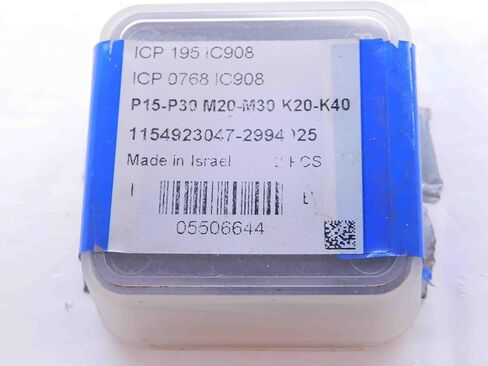 1 قطعة جديد ISCAR ICP 195 IC908 TiAlN المغلفة كربيد استبدال الحفر تلميح إدراج-NS0344BL5 in Saudi Arabia