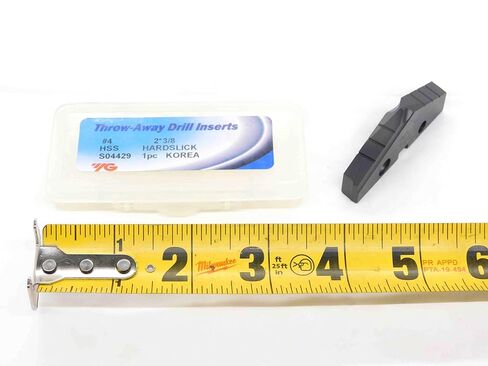 1pc New YG1 2 3/8 Series #4 S04429 M4 HARDSLICK HSS Spade Drill Insert 2.375 - DCT-DM2549 in Saudi Arabia