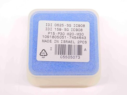 2pcs ISCAR IDI 0625-SG IC908 TiAlN Carbide Replaceable Drill TIP Inserts 5/8 OD - BR8964CT4 in Saudi Arabia
