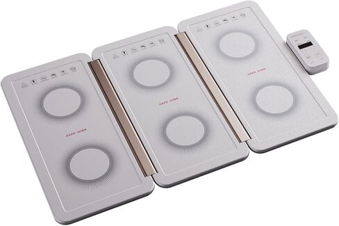 Electric Warming Tray Foldable Portable Hot Plate with Adjustable Temperature Control and Timer - Ideal for Parties, Buffets, and Chafing Dishes in Saudi Arabia