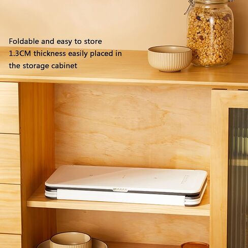 Electric Warming Tray Foldable Portable Hot Plate with Adjustable Temperature Control and Timer - Ideal for Parties, Buffets, and Chafing Dishes in Saudi Arabia