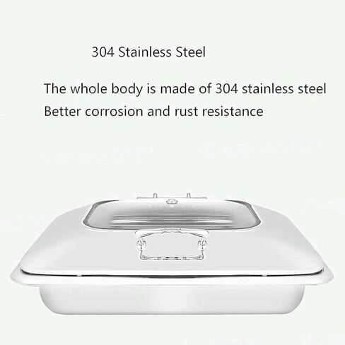 Hot Pot Buffet Set: Stainless Steel Buffet Server Heater, Buffet Catering Game with Water Pot, Food Pot ~ in Saudi Arabia