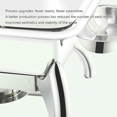 Hot Pot Buffet Set: Stainless Steel Buffet Server Heater, Buffet Catering Game with Water Pot, Food Pot ~ in Saudi Arabia