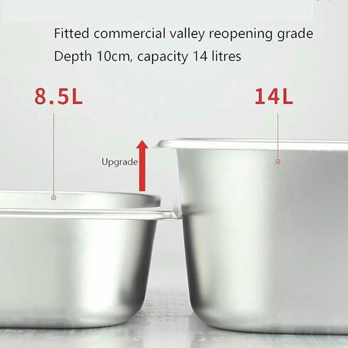 Hot Pot Buffet Set: Stainless Steel Buffet Server Heater, Buffet Catering Game with Water Pot, Food Pot ~ in Saudi Arabia