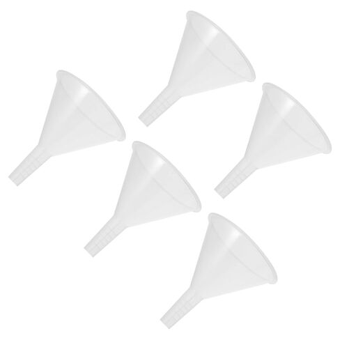 5pcs 100mm Plastic Laboratory Triangle Funnels Pp Filling Funnels for Scientific Liquid Transfer and Filtration in Saudi Arabia