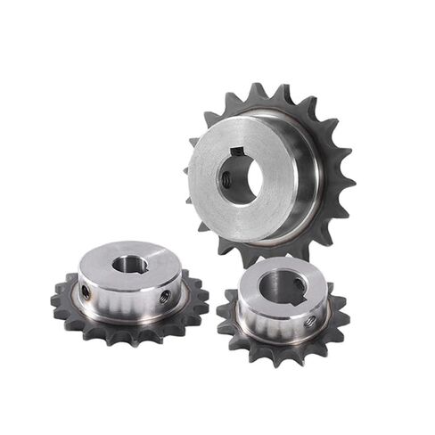 ترس ترس محرك فولاذي شديد التحمل 08B 40 ترس سلسلة أسنان فولاذي محرك صناعي عجلة ضرس تتحمل 18-50 مم (38 مم (مجرى المفتاح 10 مم)) in Kuwait