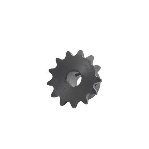 ترس محرك فولاذي شديد التحمل 1 قطعة 04C 12 25 30 35 40 سلسلة عجلة ضرس تروس تتحمل 6 مم صناعية مع سلك علوي (04C - 25 أسنان) in Kuwait