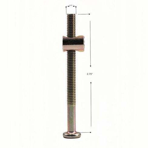Bed Frame Bolts and Nuts Kit, Crib Parts, Bunk Bed Screws, 12Pcs M6x70mm Furniture Barrel Bolts Assortment Kit for Dream on me, Delta, Graco, Fisher Crib,Carbon Stee in Saudi Arabia