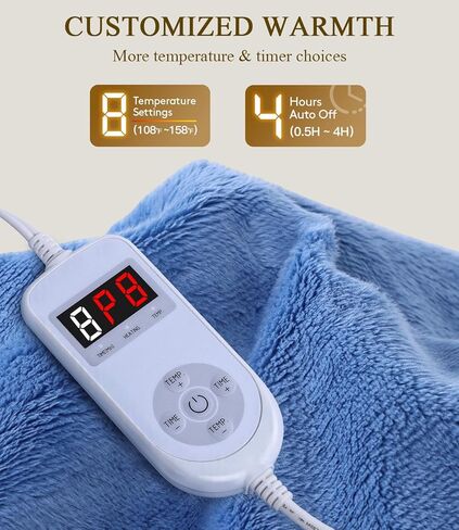 وسادة التدفئة بالأشعة تحت الحمراء البعيدة: 3X حرارة الأنسجة العميقة وتخفيف دائم لمدة 4 ساعات لآلام الظهر - وسادة ساخنة كهربائية للنساء تصلب العمل المكتبي - الجرافين الناعم والدافئ بحد أقصى 158 درجة فهرنهايت in Kuwait