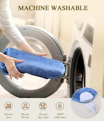 وسادة التدفئة بالأشعة تحت الحمراء البعيدة: 3X حرارة الأنسجة العميقة وتخفيف دائم لمدة 4 ساعات لآلام الظهر - وسادة ساخنة كهربائية للنساء تصلب العمل المكتبي - الجرافين الناعم والدافئ بحد أقصى 158 درجة فهرنهايت in Kuwait