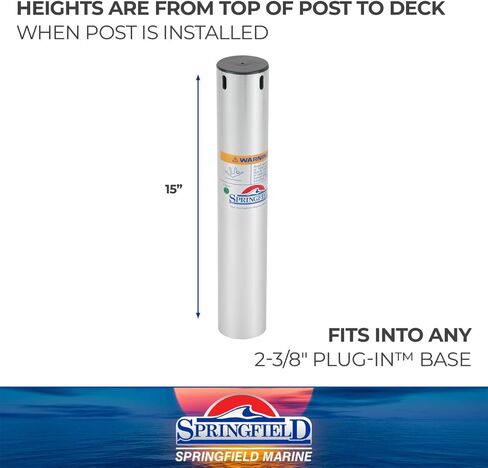 Springfield 1300715 15IN Post Plug-in Removable Pedestal and Pedestal Set in Saudi Arabia