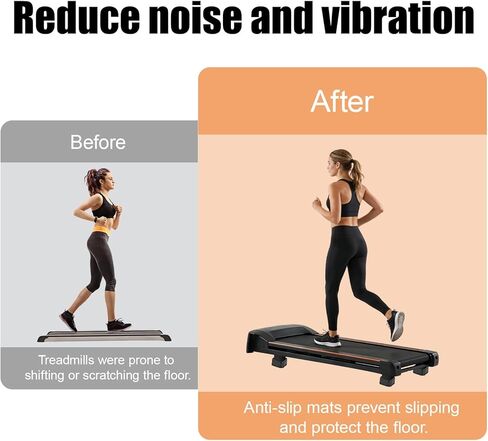 4pcs Treadmill Incline Riser Blocks, Plastic Stackable Incline Riser Blocks Practical Treadmill Accessories Suitable for Home and Gym (Black) in Saudi Arabia