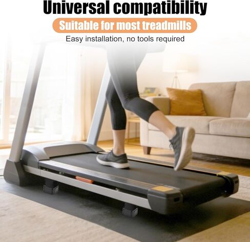 4pcs Treadmill Incline Riser Blocks, Plastic Stackable Incline Riser Blocks Practical Treadmill Accessories Suitable for Home and Gym (Black) in Saudi Arabia